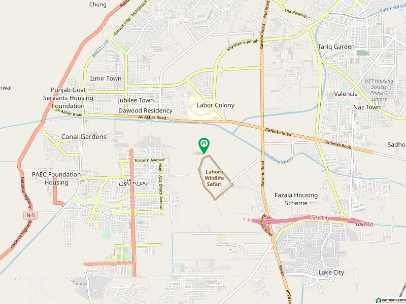 ڈریم گارڈنز - بلاک جے ڈریم گارڈنز,ڈیفینس روڈ,لاہور میں 10 مرلہ رہائشی پلاٹ 1.85 کروڑ میں برائے فروخت۔