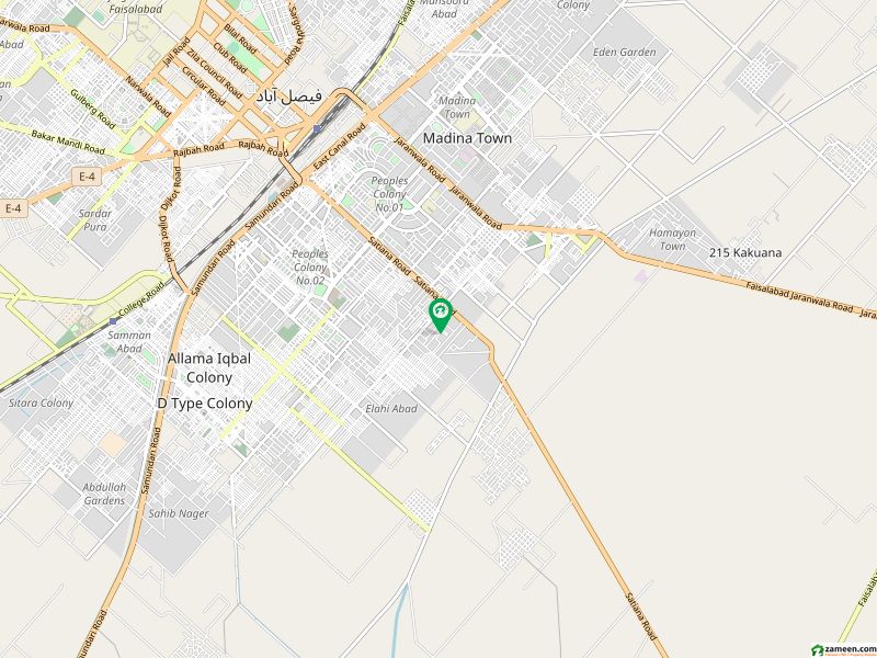 رچنا ٹاؤن فیصل آباد میں 1.15 کنال رہائشی پلاٹ 1.61 کروڑ میں برائے فروخت۔