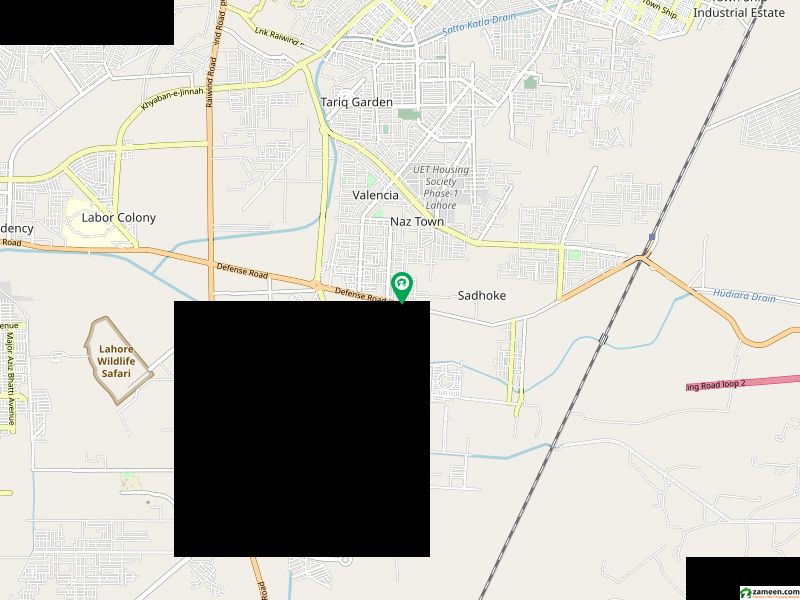 ڈیفینس روڈ لاہور میں 18 مرلہ کمرشل پلاٹ 7.8 کروڑ میں برائے فروخت۔