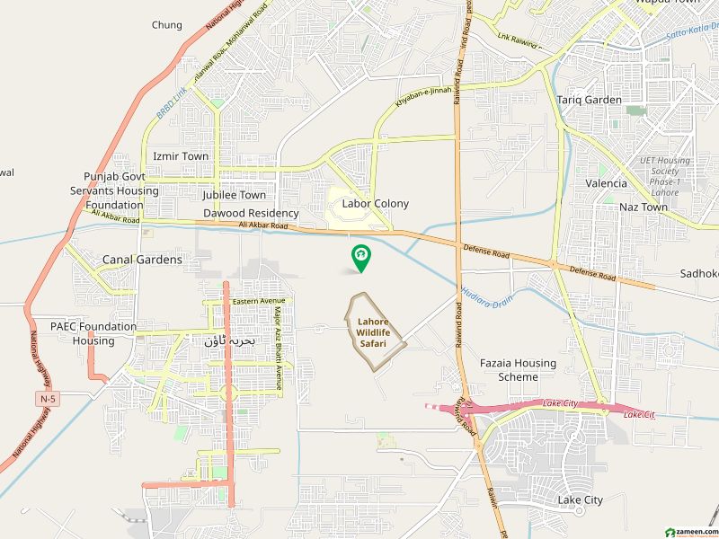 ڈریم گارڈنز - بلاک ای ڈریم گارڈنز,ڈیفینس روڈ,لاہور میں 8 مرلہ رہائشی پلاٹ 1.55 کروڑ میں برائے فروخت۔