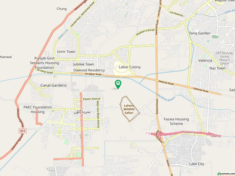 ڈریم گارڈنز - بلاک ایف ڈریم گارڈنز,ڈیفینس روڈ,لاہور میں 5 مرلہ رہائشی پلاٹ 1.15 کروڑ میں برائے فروخت۔