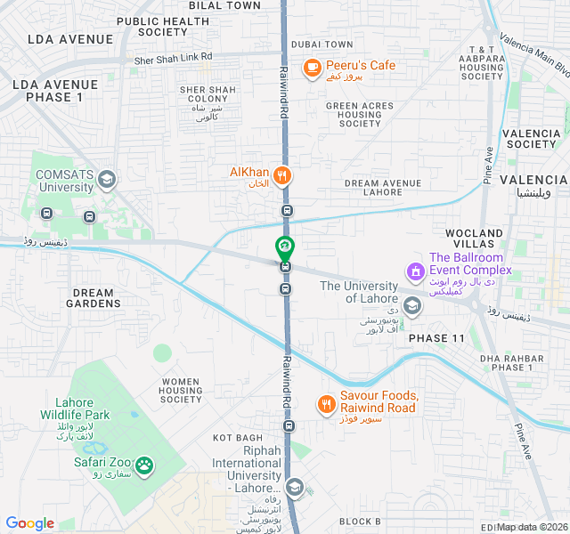 Commercial Plot At Raiwind Road