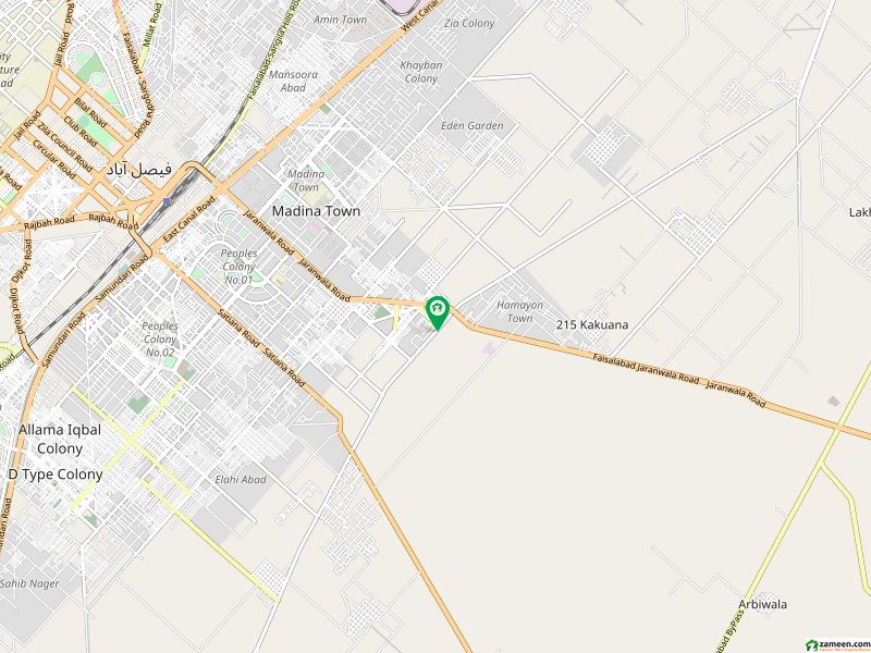 Residential Plot Is Available For Sale In Ali Town Chak No 222 RB Near Samanabad Faisalabad