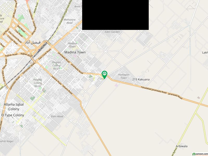 جڑانوالہ روڈ فیصل آباد میں 2 مرلہ دکان 1.25 کروڑ میں برائے فروخت۔
