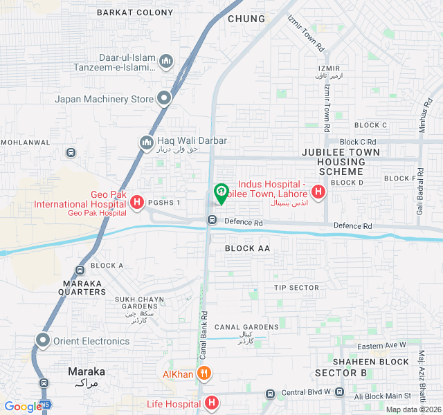 Prime Location Defence Road Commerial plot