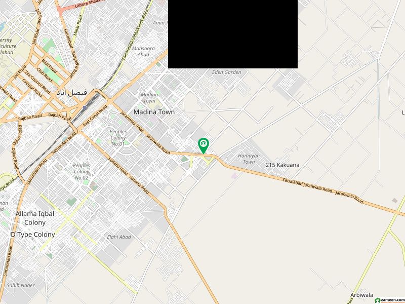 جڑانوالہ روڈ فیصل آباد میں 18 مرلہ کمرشل پلاٹ 9.0 کروڑ میں برائے فروخت۔