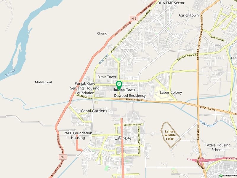 1 Kanal Semi Commercial Plot In Jubilee Town Main Boulevard Jubilee