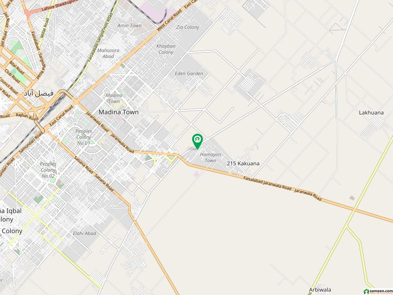 گرین آرچرڈ لوئر کینال روڈ فیصل آباد میں 5 مرلہ رہائشی پلاٹ 40 لاکھ میں برائے فروخت۔