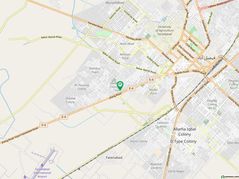 گلفشاں کالونی فیصل آباد میں 4 مرلہ مکان 95 لاکھ میں برائے فروخت۔