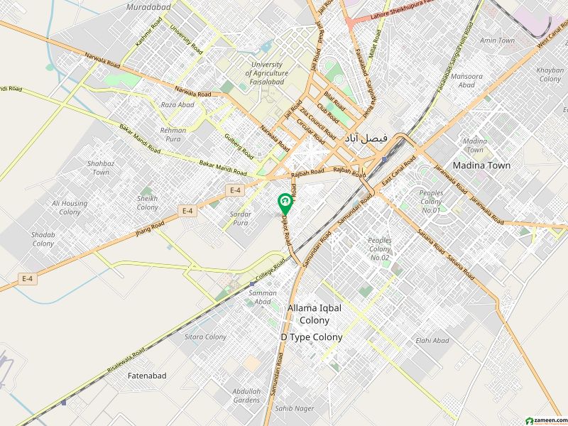 ڈجکوٹ روڈ فیصل آباد میں 5 مرلہ عمارت 13 کروڑ میں برائے فروخت۔