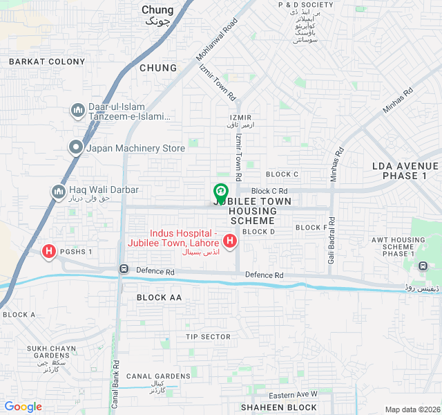 جوبلی ٹاؤن لاہور میں 10 مرلہ رہائشی پلاٹ 1.35 کروڑ میں برائے فروخت۔