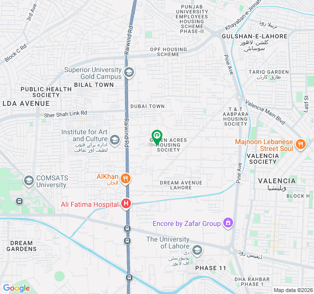 1 Kanal Residancial Idea Location Plot