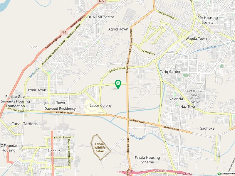 شیر شاہ کالونی بلاک اے شیرشاہ کالونی - راؤنڈ روڈ لاہور میں 6 مرلہ کمرشل پلاٹ 1.65 کروڑ میں برائے فروخت۔