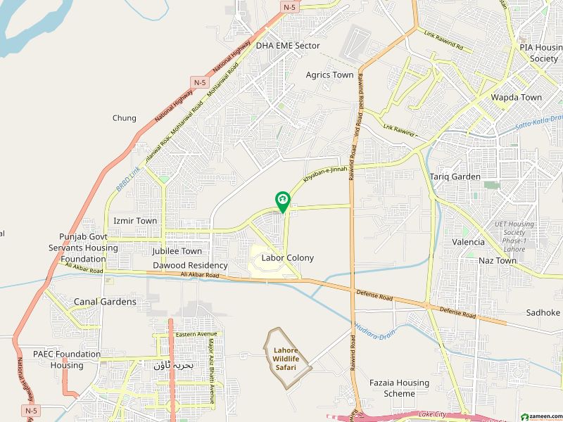 ایڈن لین ولاز 1 ایڈن لاہور میں 2 کمروں کا 5 مرلہ بالائی پورشن 35 لاکھ میں برائے فروخت۔