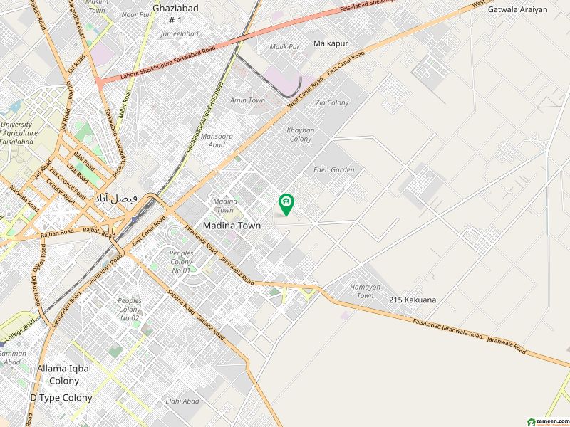 رسول پارک فیصل آباد میں 5 مرلہ کمرشل پلاٹ 1.25 کروڑ میں برائے فروخت۔