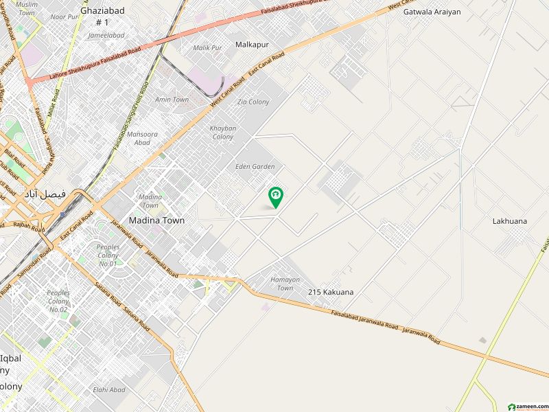 ایڈن ایگزیکٹو ایکسٹینشن ایڈن گارڈنز فیصل آباد میں 10 مرلہ رہائشی پلاٹ 1.25 کروڑ میں برائے فروخت۔