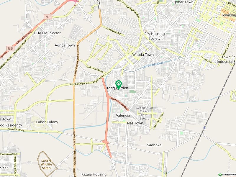 طارق گارڈن هاسنگ سکیم طارق گارڈنز لاہور میں 10 مرلہ رہائشی پلاٹ 1.3 کروڑ میں برائے فروخت۔