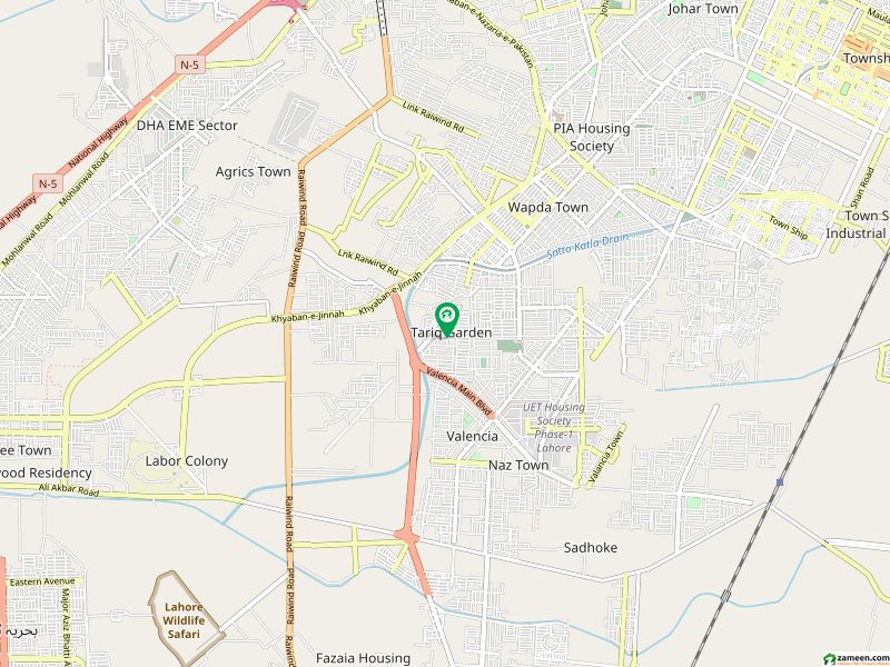 1 Kanal Plot for sale prime Location in Tariq Garden Lahore Prime Location Near UCP University, Abdul Sattar Edhi Motorway M2 or Emporium Mall