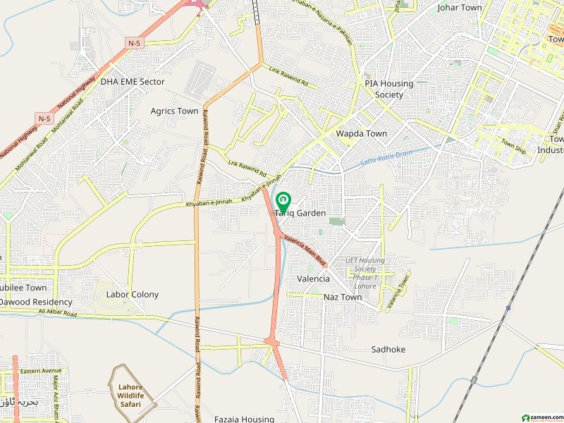 طارق گارڈنز ۔ بلاک ایچ طارق گارڈنز,لاہور میں 10 مرلہ رہائشی پلاٹ 2.0 کروڑ میں برائے فروخت۔