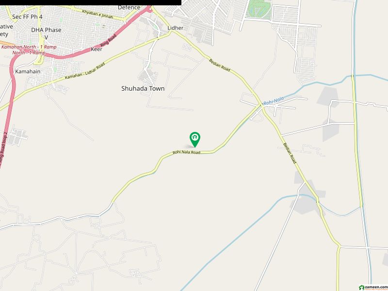 10 marla plot facing 120 ft road