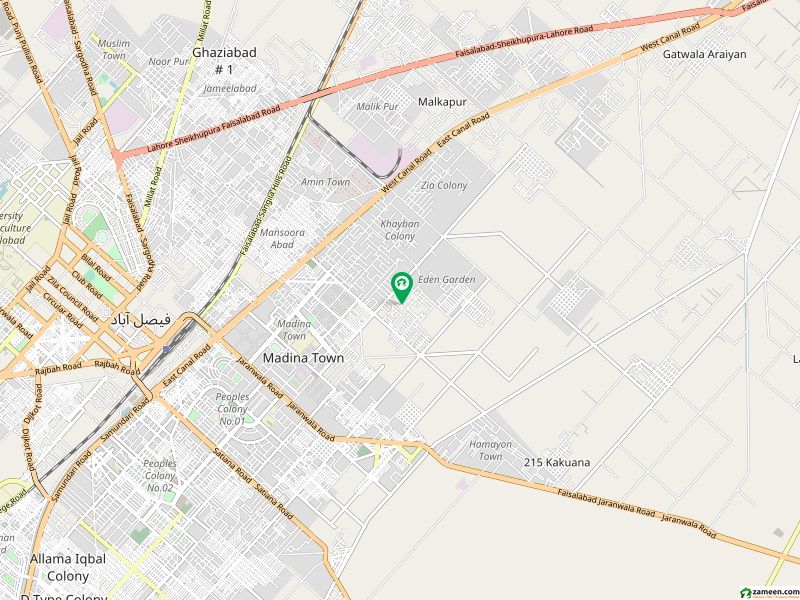 خیابان کالونی 3 فیصل آباد میں 11 مرلہ رہائشی پلاٹ 56.5 لاکھ میں برائے فروخت۔