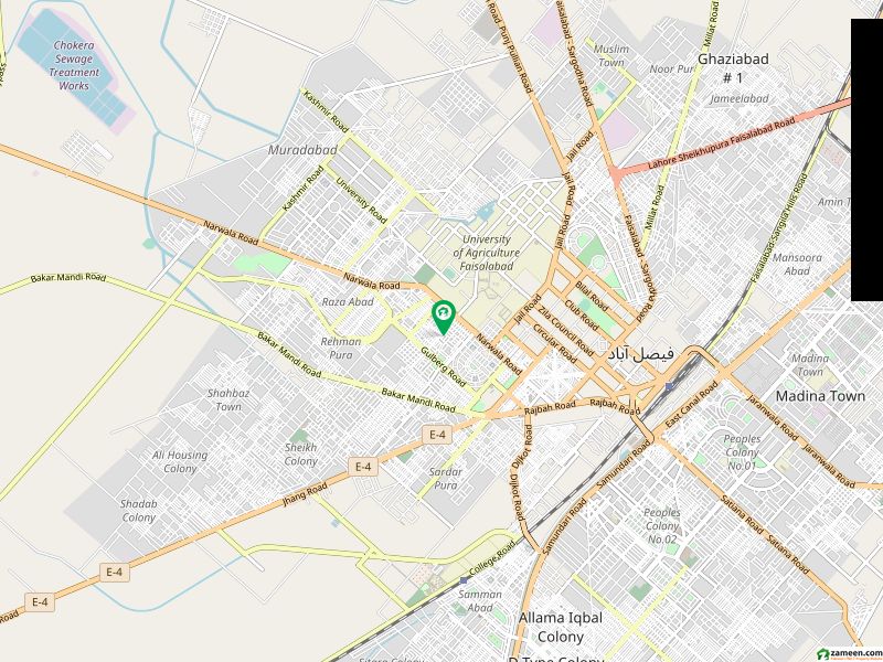 گلبرگ فیصل آباد میں 1.25 کنال رہائشی پلاٹ 3.25 کروڑ میں برائے فروخت۔