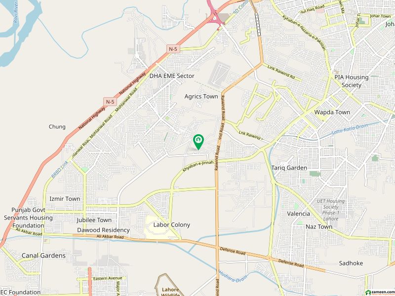 1 Kanal Residential Plot For Sale In LDA Avenue Block A LDA Avenue