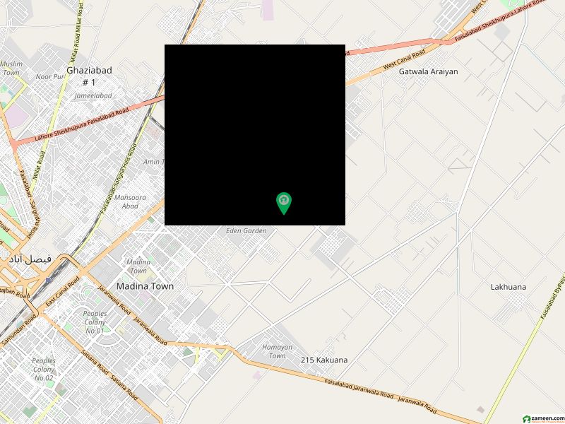 ایڈن ویلی - بلاک بی ایڈن ویلی,فیصل آباد میں 10 مرلہ رہائشی پلاٹ 2.25 کروڑ میں برائے فروخت۔