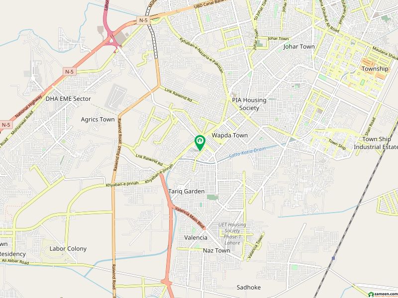 10 Marla Semi Commercial Plot For Sale In Wapda Town Lahore