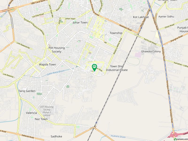 2 Kanal Commercial Plot For Sale In Green Town Lahore