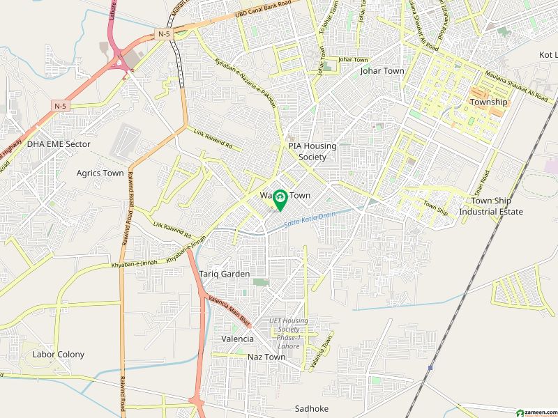 1 Kanal very good Location Plot for Sale Available in Wapda Town Lahore Pakistan