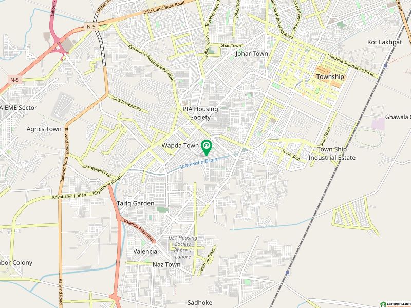 نیسپاک ہاؤسنگ سوسائٹی - فیز 1 - بلاک D1 نیسپاک سکیم فیز 1 کالج روڈ لاہور میں 1.7 کنال رہائشی پلاٹ 5.5 کروڑ میں برائے فروخت۔