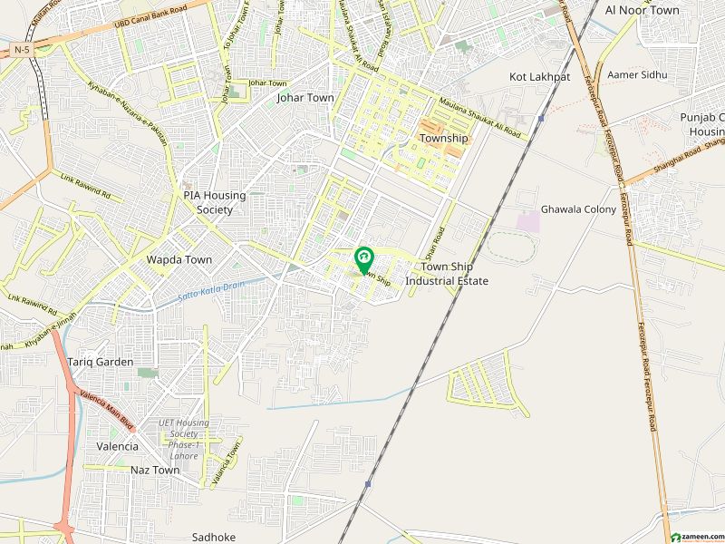 گرین ٹاؤن سیکٹر ڈی 2 لاہور میں 1 کنال رہائشی پلاٹ 1.35 کروڑ میں برائے فروخت۔