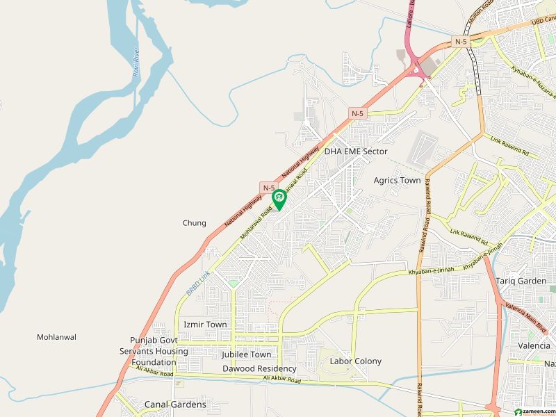 گرین فورٹس 2 گرین فورٹ,لاہور میں 3 کنال رہائشی پلاٹ 12.5 کروڑ میں برائے فروخت۔
