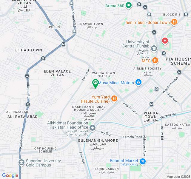 واپڈا ٹاؤن فیز 2 واپڈا ٹاؤن,لاہور میں 1 کنال رہائشی پلاٹ 3.5 کروڑ میں برائے فروخت۔