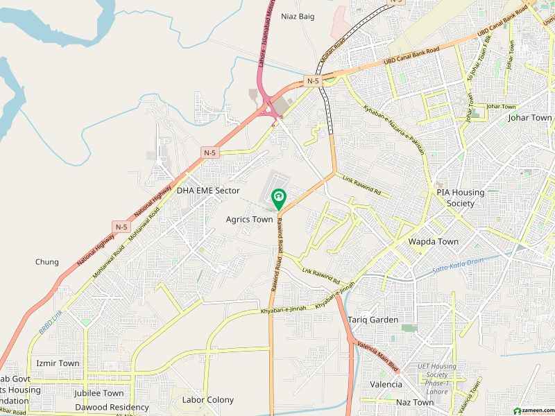 اتحاد ٹاؤن رائیونڈ روڈ,لاہور میں 5 مرلہ رہائشی پلاٹ 1.3 کروڑ میں برائے فروخت۔