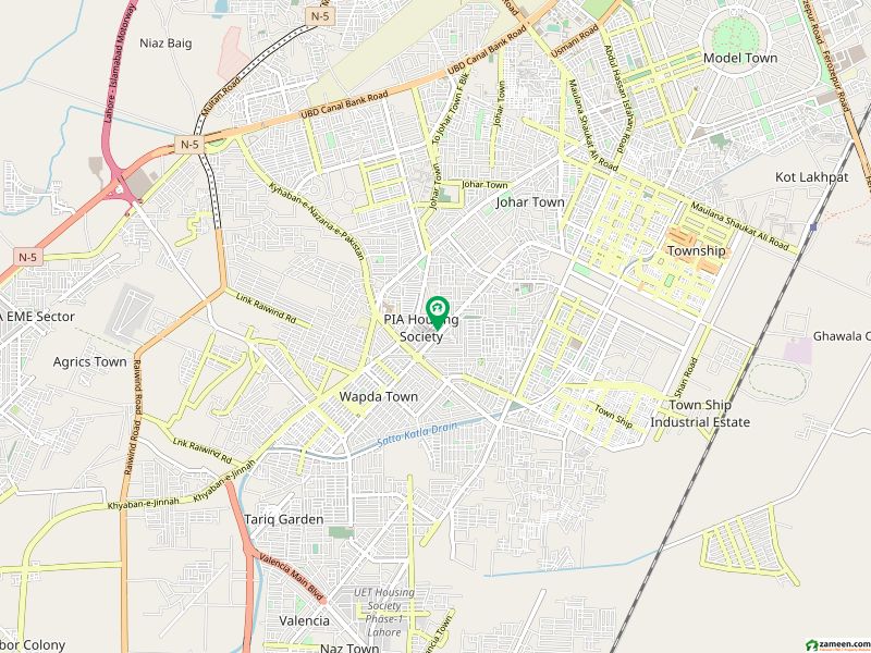 پی آئی اے ہاؤسنگ سکیم ۔ بلاک ای پی آئی اے ہاؤسنگ سکیم لاہور میں 15 مرلہ کمرشل پلاٹ 14 کروڑ میں برائے فروخت۔