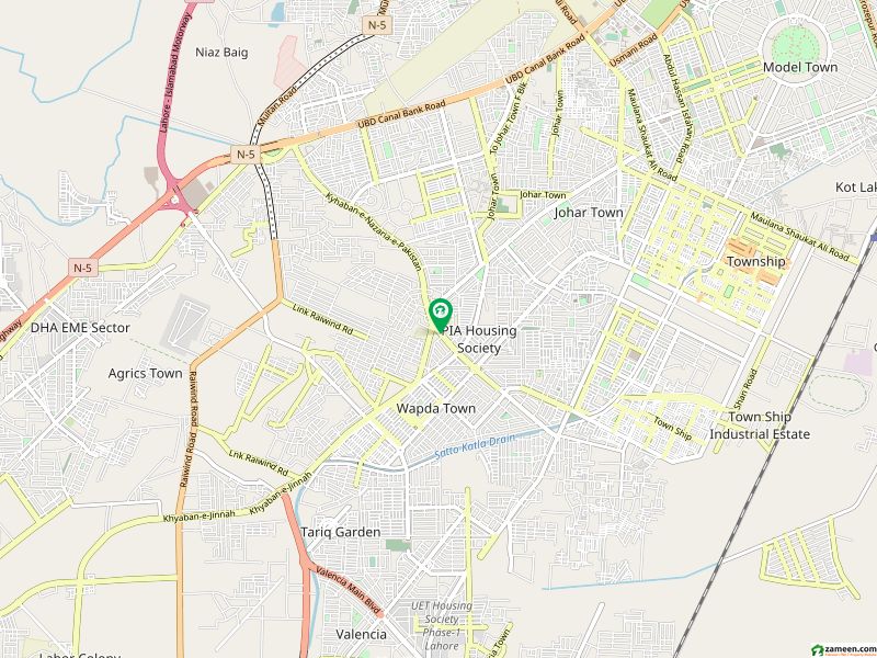 شوکت خانم روڈ لاہور میں 6 کمروں کا 1 کنال مکان 5.0 کروڑ میں برائے فروخت۔