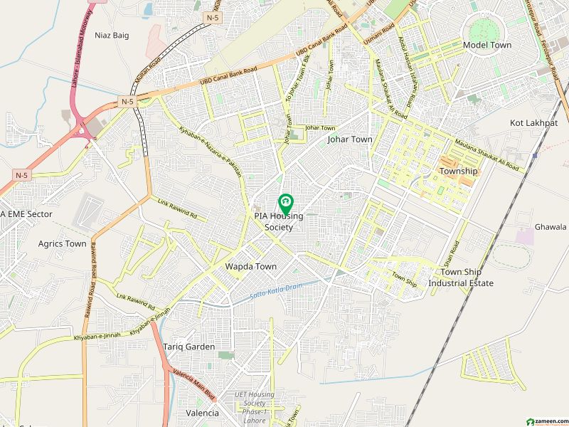 پی آئی اے ہاؤسنگ سکیم ۔ بلاک اے پی آئی اے ہاؤسنگ سکیم لاہور میں 1 کنال رہائشی پلاٹ 3.25 کروڑ میں برائے فروخت۔