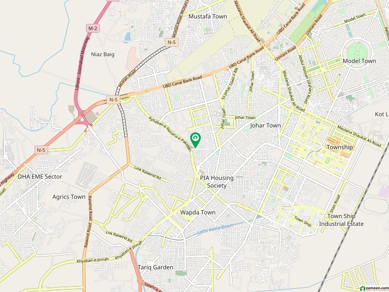 ابدالینز سوسائٹی ۔ بلاک اے ابدالینزکوآپریٹو ہاؤسنگ سوسائٹی,لاہور میں 5 کمروں کا 1 کنال رہائشی پلاٹ 5.0 کروڑ میں برائے فروخت۔