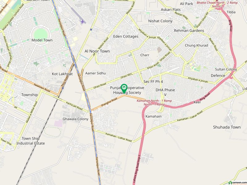 پنجاب کوآپریٹو ہاؤسنگ ۔ بلاک ڈی پنجاب کوآپریٹو ہاؤسنگ سوسائٹی لاہور میں 5 مرلہ رہائشی پلاٹ 1 کروڑ میں برائے فروخت۔