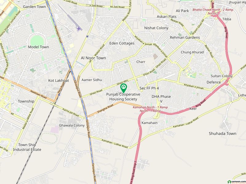 پنجاب کوآپریٹو ہاؤسنگ ۔ بلاک اے پنجاب کوآپریٹو ہاؤسنگ سوسائٹی لاہور میں 10 مرلہ رہائشی پلاٹ 65 لاکھ میں برائے فروخت۔