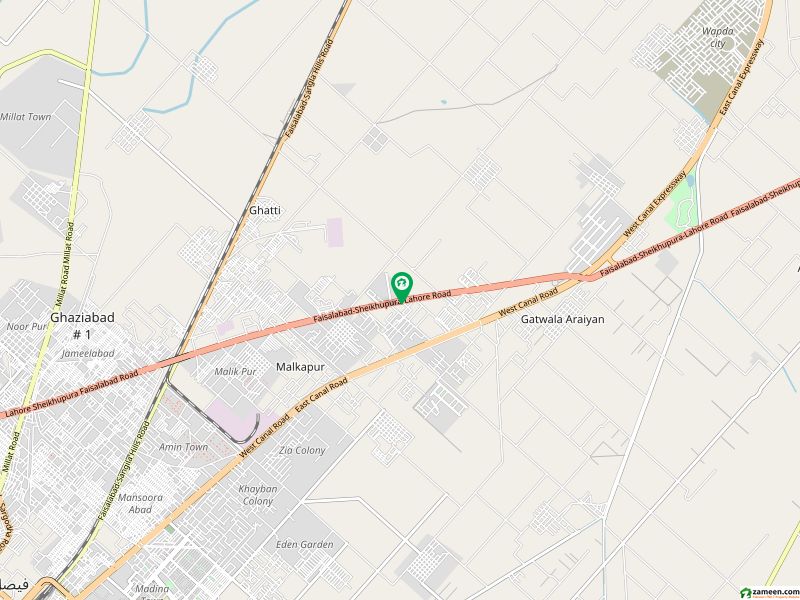 82 Marla Plot At Hot Location Of Main Road Guttwal To Faisalabad City