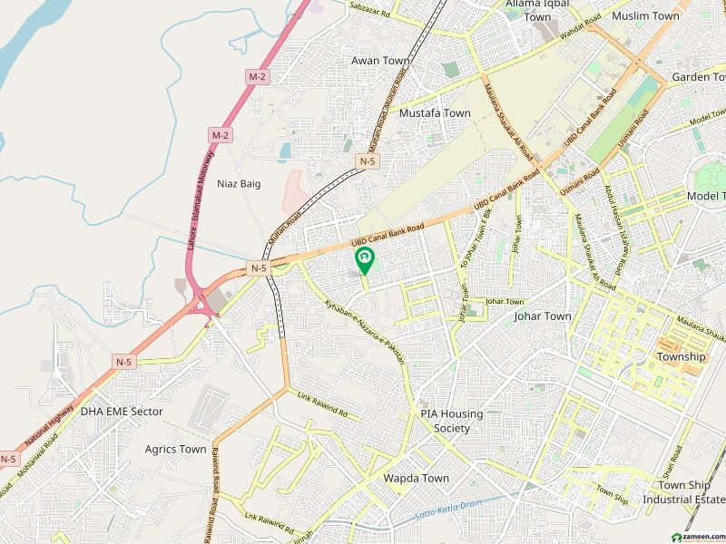 اکسپو ون جوہر ٹاؤن لاہور میں 5 کنال کمرشل پلاٹ 45 کروڑ میں برائے فروخت۔