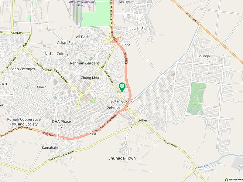 بیدیاں روڈ لاہور میں 8 کنال زرعی زمین 4.8 کروڑ میں برائے فروخت۔