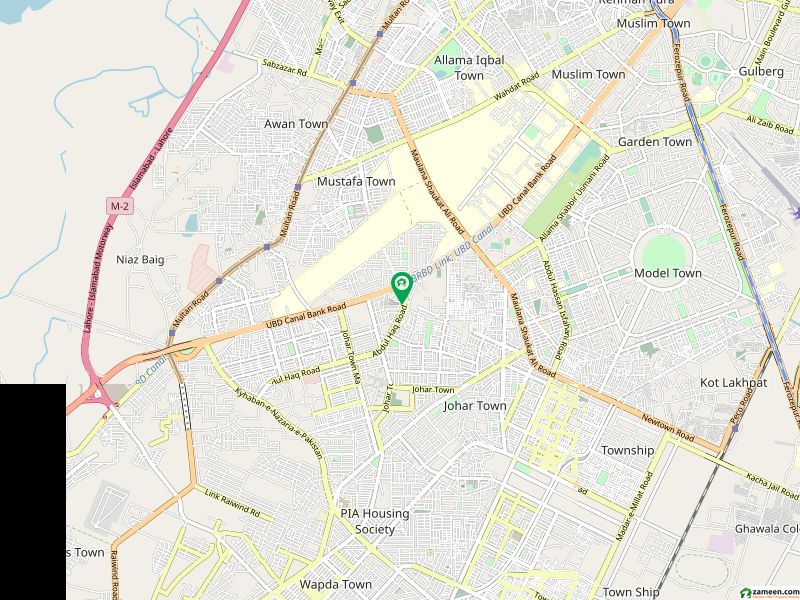 2 Kanal Plot Johar Town Near Main Boulevard