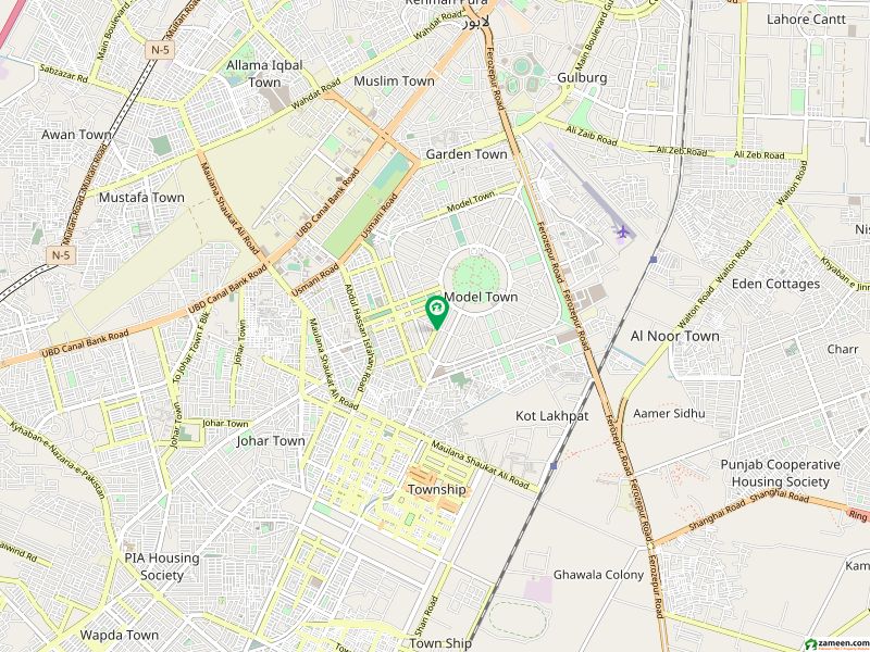 2 Kanal Plot Model Town F Block 2 Kanal Plot Model Town F Block