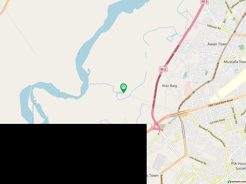 1 Kanal Land On Main Katar Bund Road