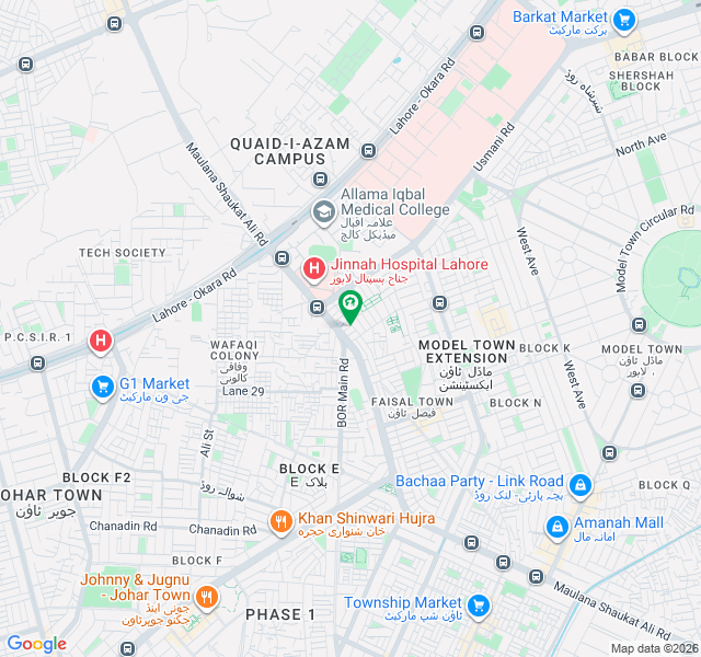 Faisal Town Main Boulevard 2 Kanal Plot