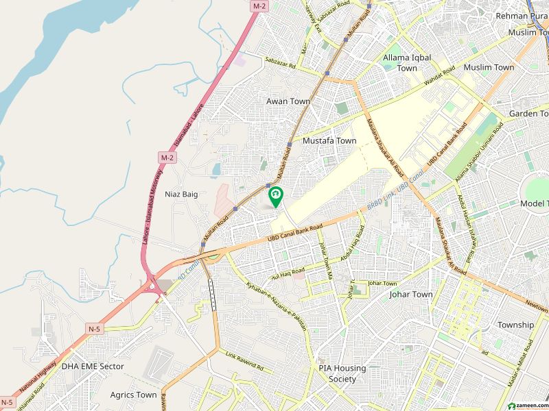 1 Kanal Residential Plot For Sale In Canal View Society Lahore